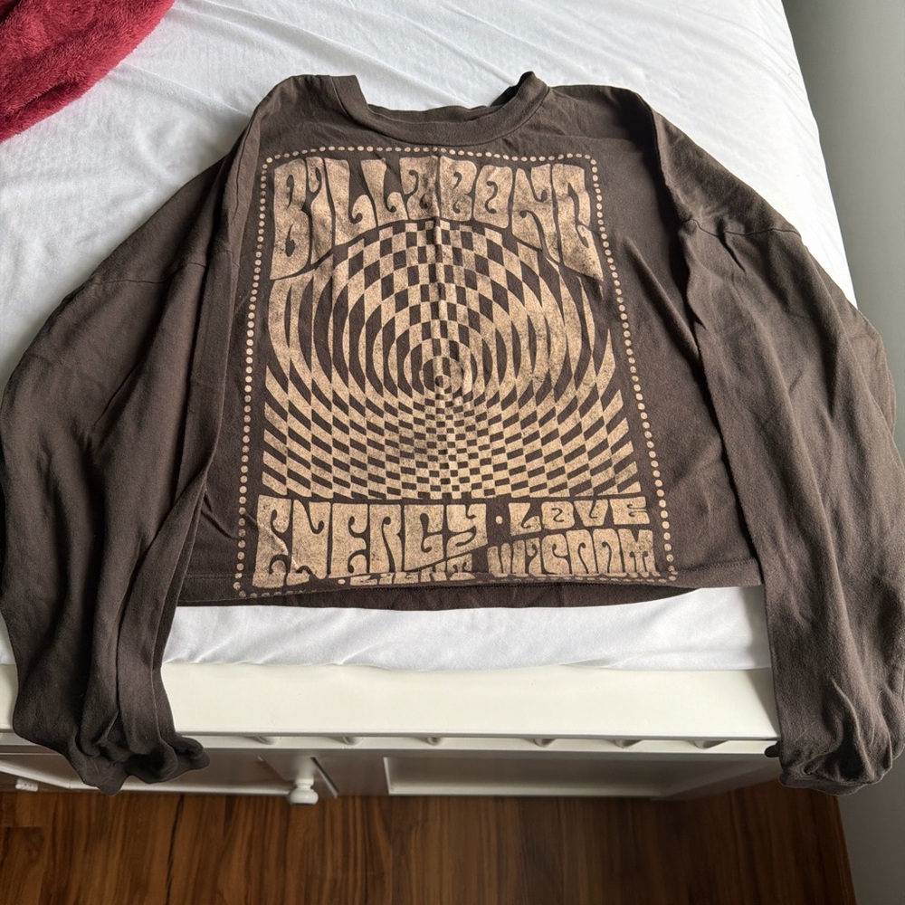 Billabong Brown Long Sleeve Tee
